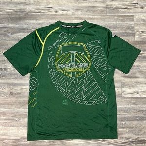 ADIDAS MLS PORTLAND TIMBERS Practice Training shirt jersey Climalite Wick Dry